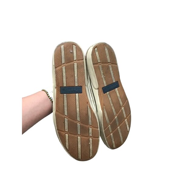 SPERRY MENS TAN TOP SIDER LEATHER UPPER SNEAKER SHOES SIZE 11.5 - Picture 7 of 8